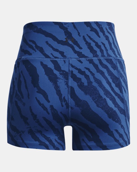 Women's Project Rock Meridian Training Ground Printed Shorts in Blue image number 5